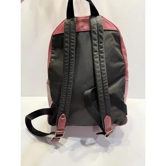 Coach Backpack New York F29004 Pink Charlie Pebble Leather Bag - Picture 6 of 16